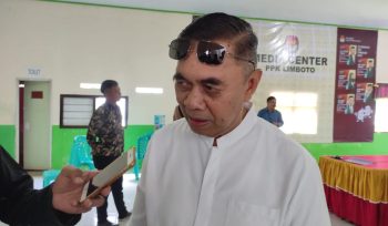 Potret : Abdul Wahab Thalib, Ketua Komisi I DPRD Provinsi Gorontalo saat kunjungan kerja monitoring pelaksanaan pemilu 2024 tingkat kecamatan